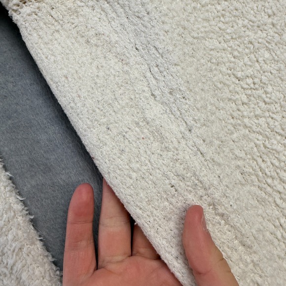 Skims Pants Womens 2X‎ 3X Ivory Cozy Knit Boucle Fleece Wide Leg Lounge Pull On - Picture 7 of 14